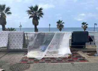 نازحون بكورنيش بيروت: العيش في العراء وداخل السيارات news-10102024-182105