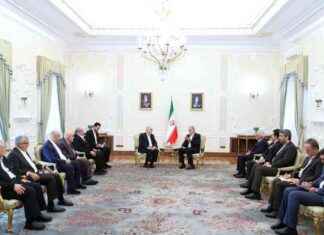 لقاء وفد حماس بوزير خارجية إيران وقائد الحرس الثوري