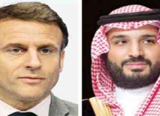 ولي العهد يبحث مع ماكرون تطورات الأوضاع الإقليمية والدولية