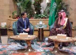 مباحثات ولي العهد ووزير الخارجية الأمريكي حول الأمن والاستقرار في الإقليم والعالمية