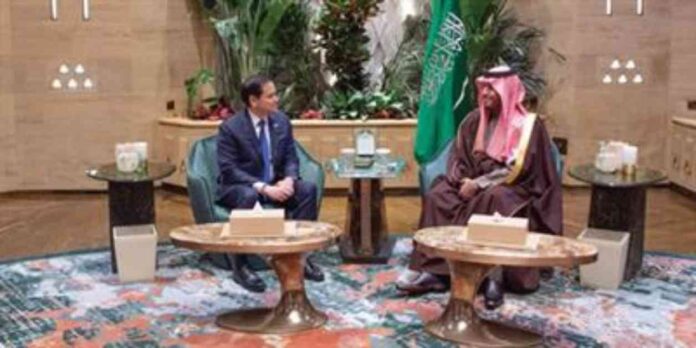 مباحثات ولي العهد ووزير الخارجية الأمريكي حول الأمن والاستقرار في الإقليم والعالمية