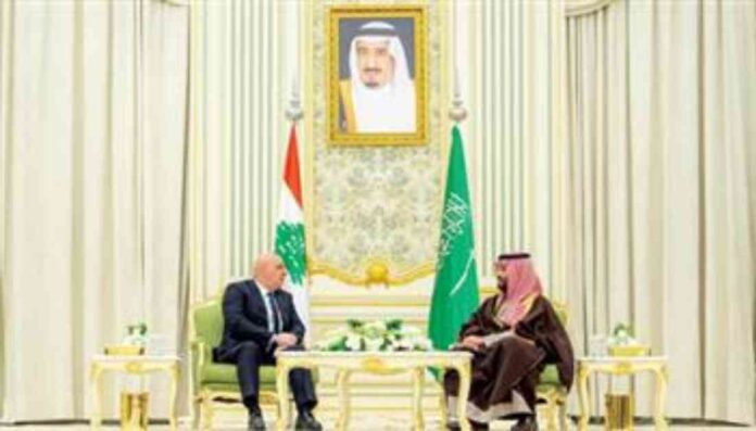 مستجدات الأوضاع في لبنان: لقاء بين ولي العهد والرئيس جوزيف عون