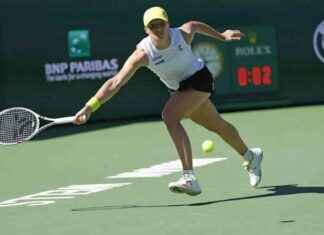 دورة إنديان ويلز: شفيونتيك تحقق فوزاً ساحقاً جديداً