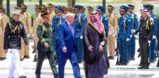 لقاء ومأدبة غداء رسمية بين ولي العهد والرئيس الأمريكي