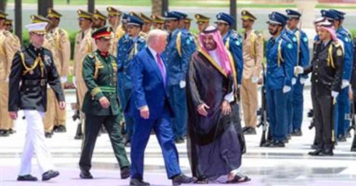 لقاء ومأدبة غداء رسمية بين ولي العهد والرئيس الأمريكي