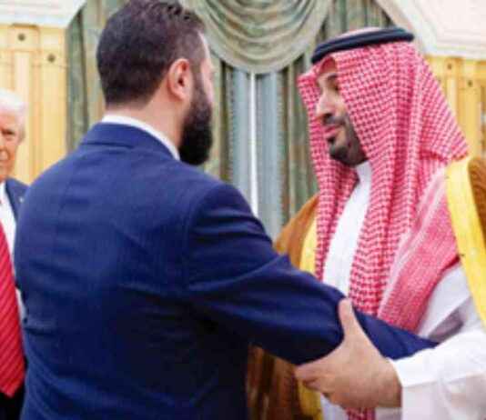 لقاء بين ولي العهد والرئيسين الأمريكي والسوري حول مستقبل الأوضاع في سوريا