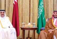 محادثات ولي العهد مع أمير قطر حول التطورات الإقليمية والدولية