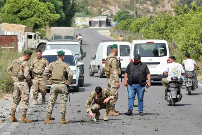 غارة إسرائيلية تصيب جنديين لبنانيين في الحدود الجنوبية
