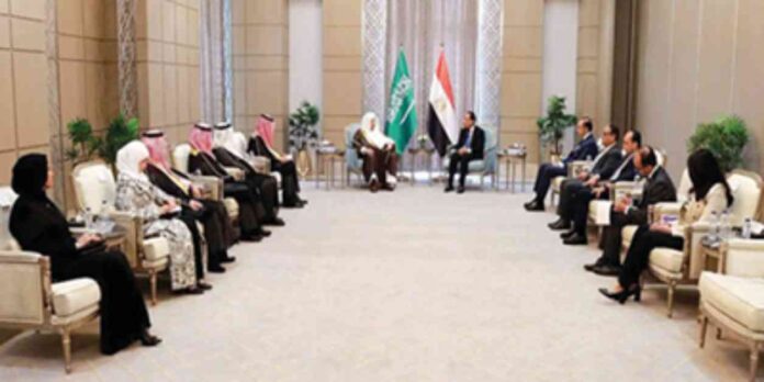 لقاء بين آل الشيخ ورئيس الوزراء المصري حول القضايا المهمة