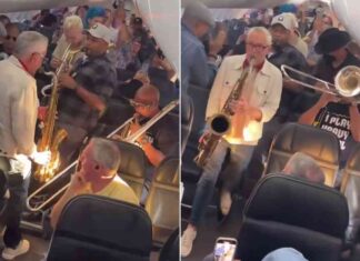 حفل جاز مفاجئ على متن طائرة تأخر إقلاعها
