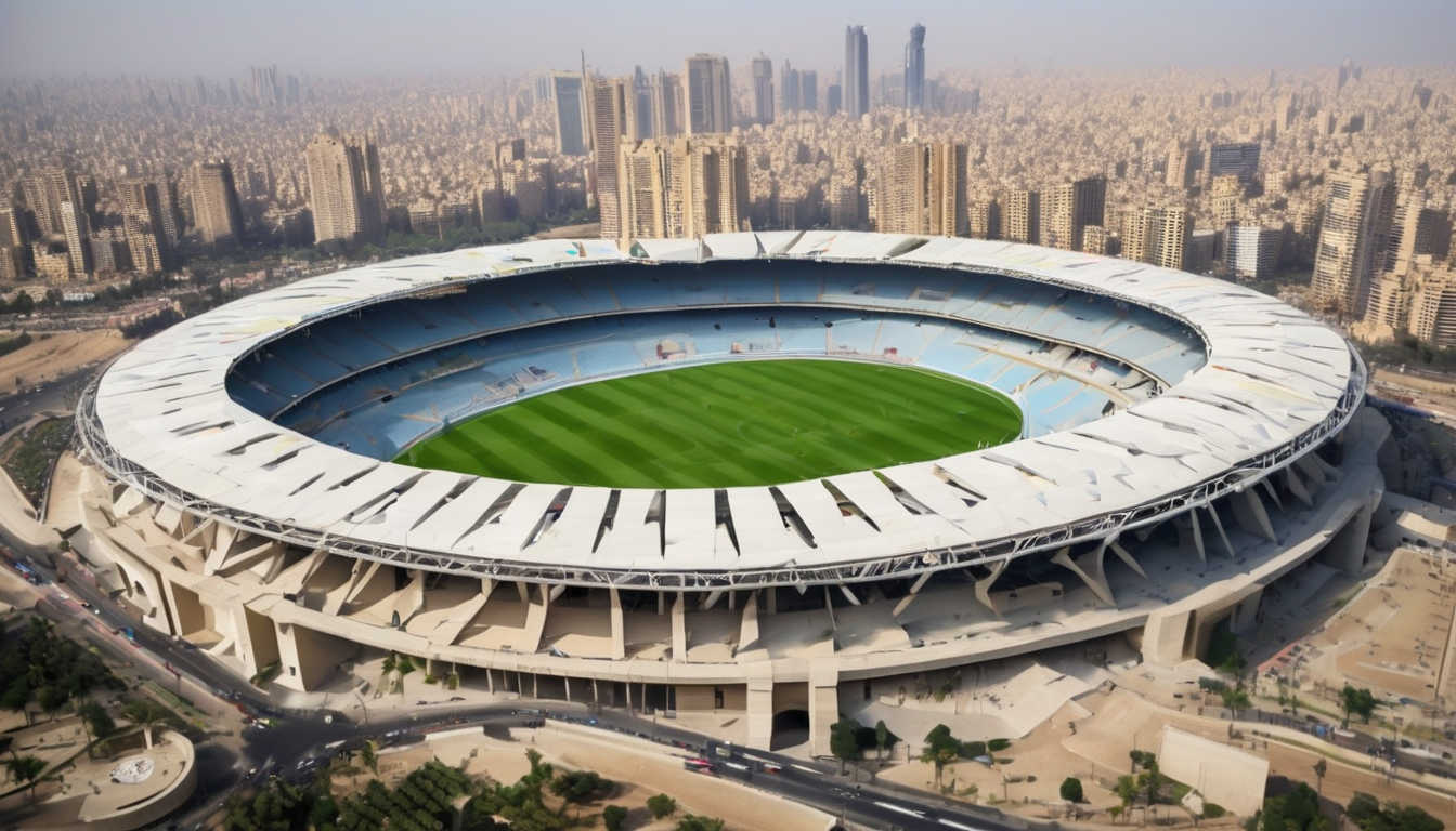 جولة داخل ستاد القاهرة الدولي: اكتشف التصميم الهندسي الفريد والتقنيات الحديثة المستخدمة