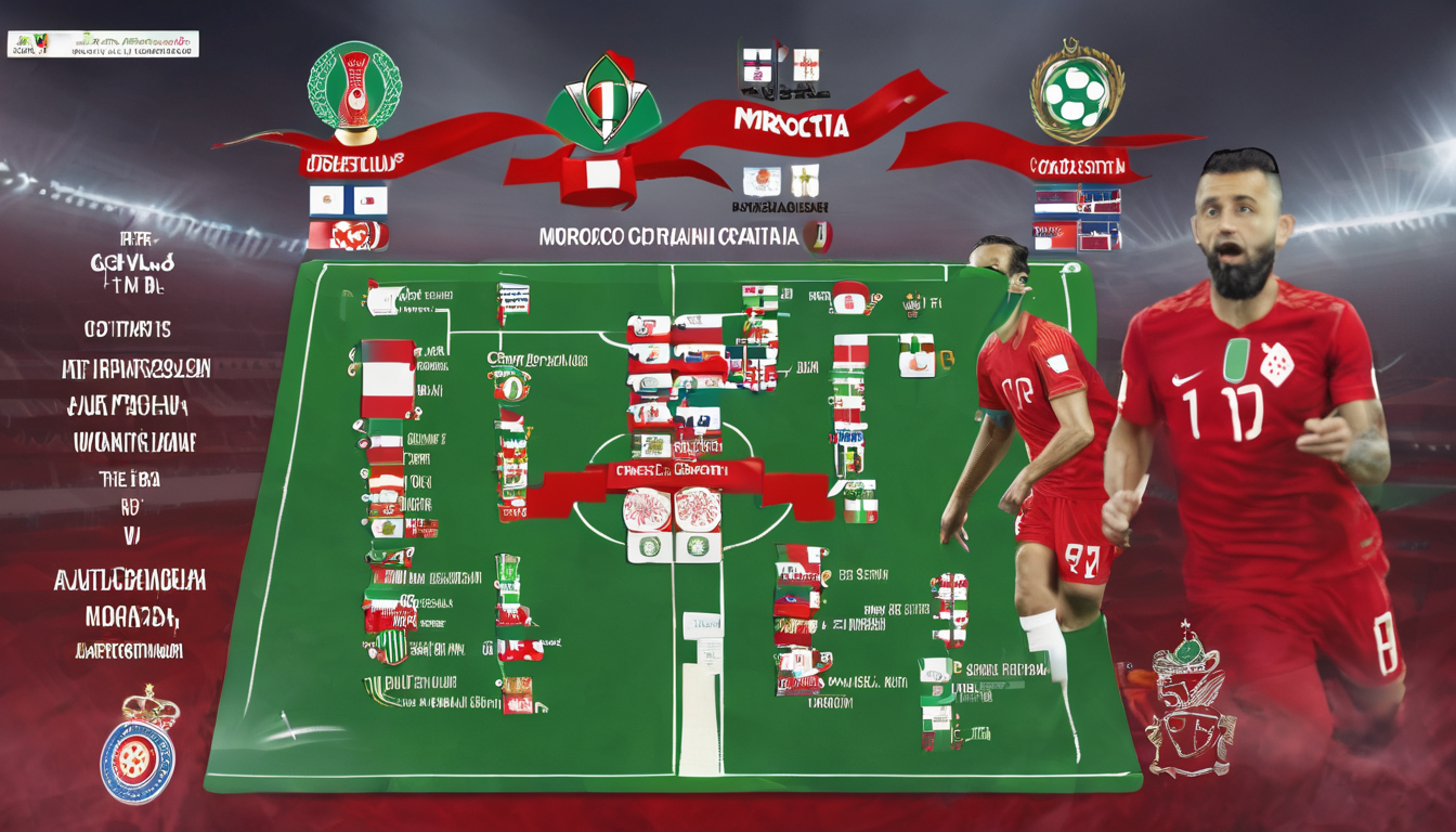 تفاصيل موعد مباراة المغرب وكرواتيا 2024: الساعة والتاريخ الرسمي للمباراة الحاسمة