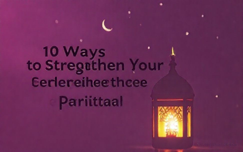 10 طرق لزيادة إيمانك وتجربة رمضان الروحية المثالية*