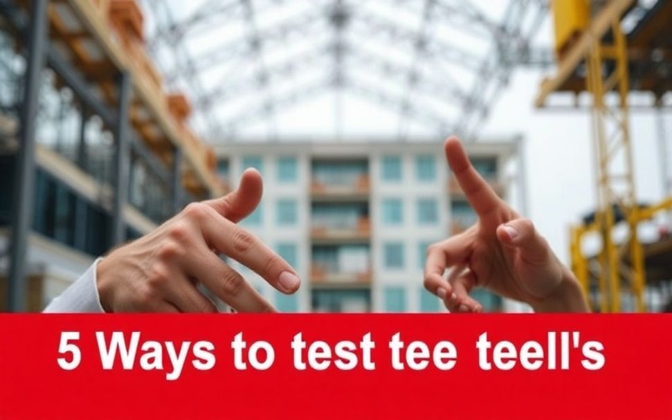 5 طرق لاختبار جودة البناء قبل الشراء*