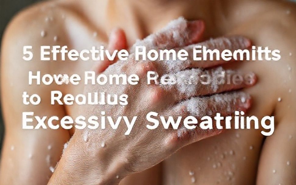 5 طرق منزلية فعالة للتخفيف من التعرق الزائد*