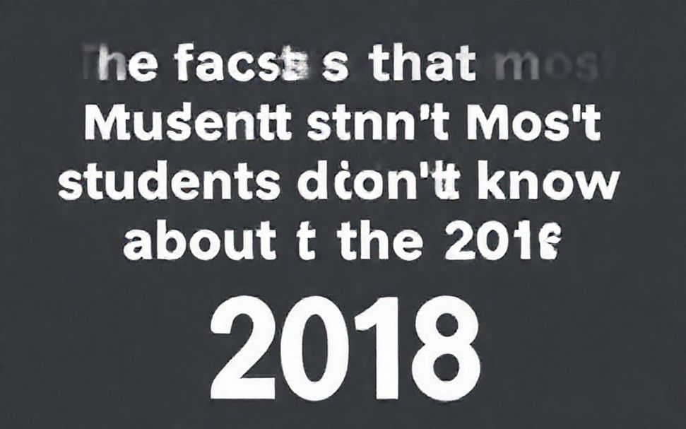 الحقائق التي لا يعرفها معظم الطلاب عن تنسيق 2018*