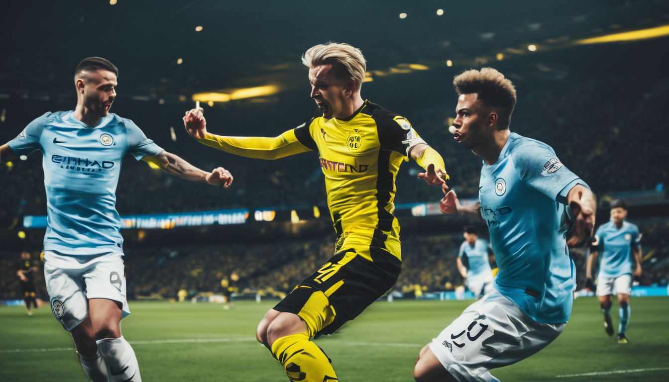 الحقيقة حول نقاط القوة والضعف في مباراة دورتموند ضد مان سيتي
