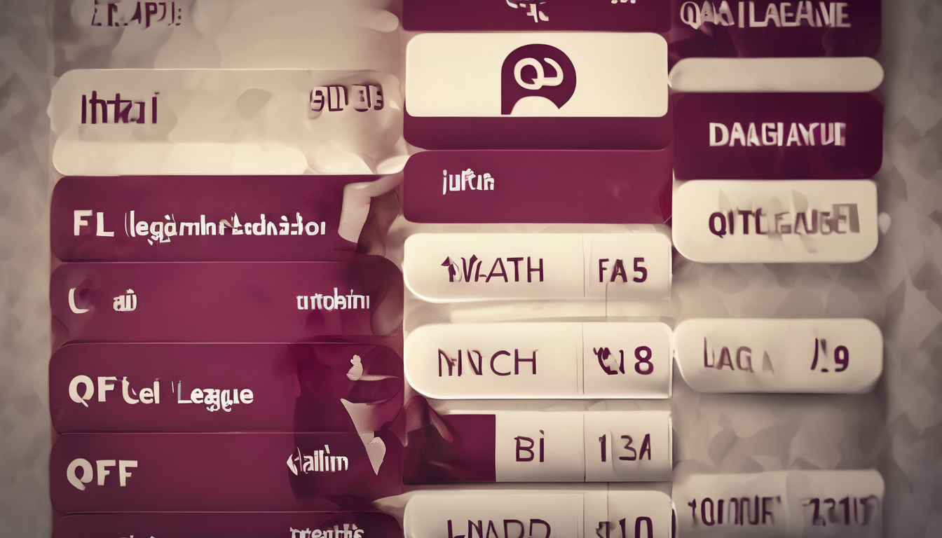 طرق فعالة لمتابعة جدول مباريات الدوري القطري بدون تفويت أي لقاء