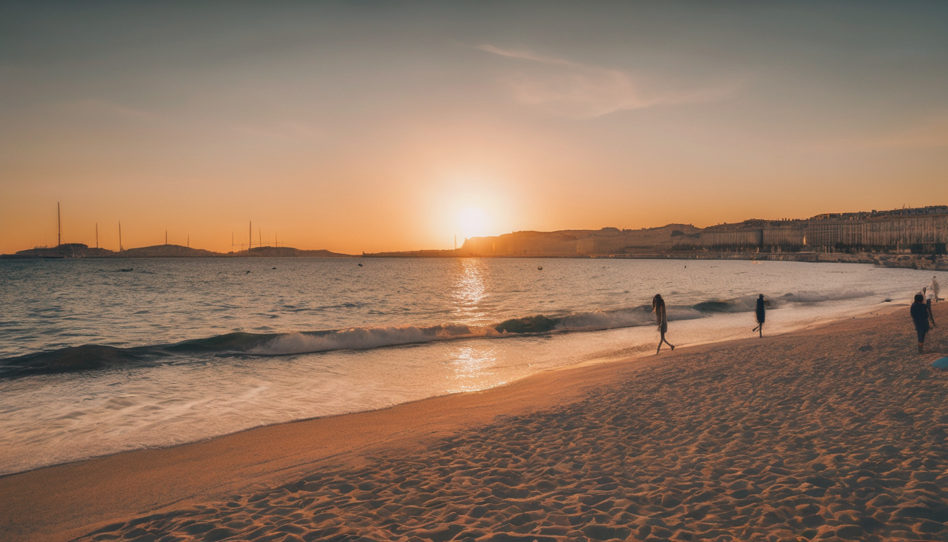 طرق مبتكرة للاستمتاع بغروب الشمس في مارسيليا بيتش 4
