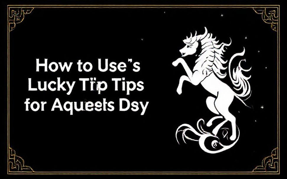 كيفية استخدام نصائح الحظ اليوم لبرج الدلو لتحقيق يوم ناجح*