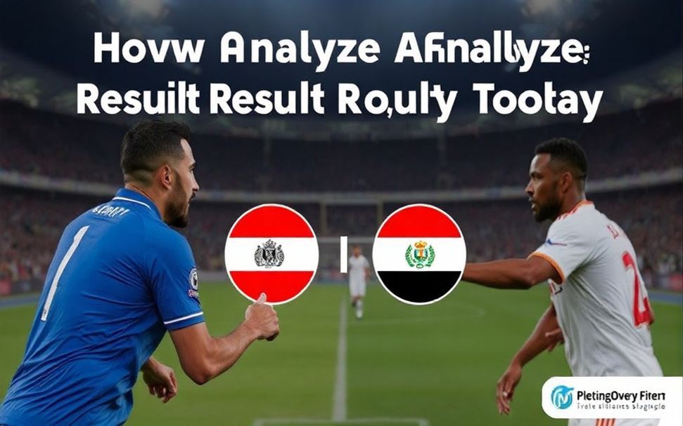 كيفية تحليل نتيجة مباراة مصر اليوم بشكل احترافي*