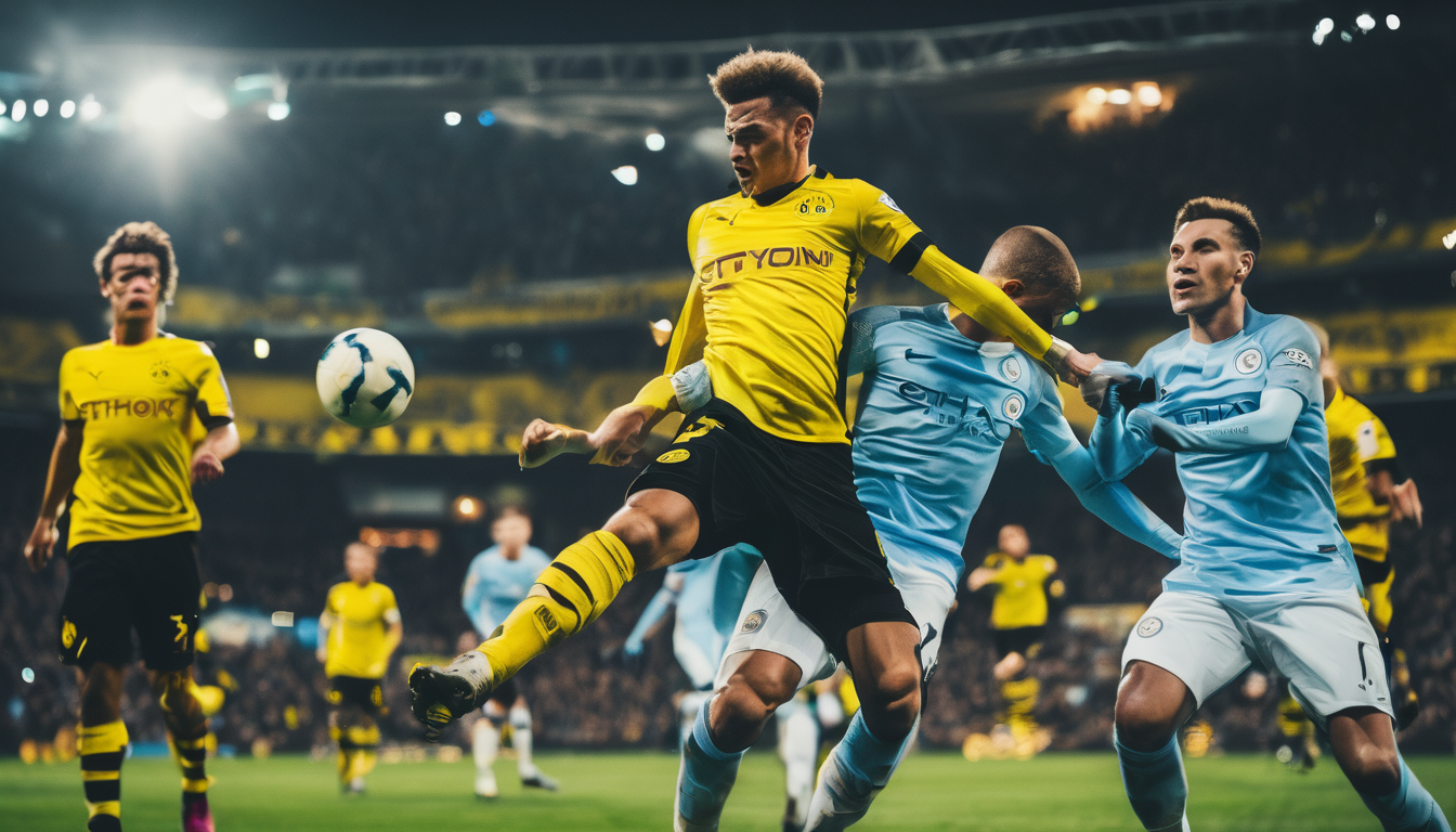 لماذا تعتبر مباراة دورتموند ضد مان سيتي مفتاحًا للفوز بالبطولة