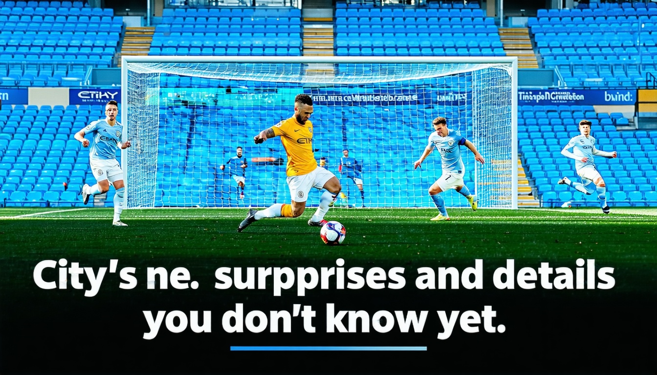 مباراة مانشستر سيتي القادمة: مفاجآت وتفاصيل لا تعرفها بعد