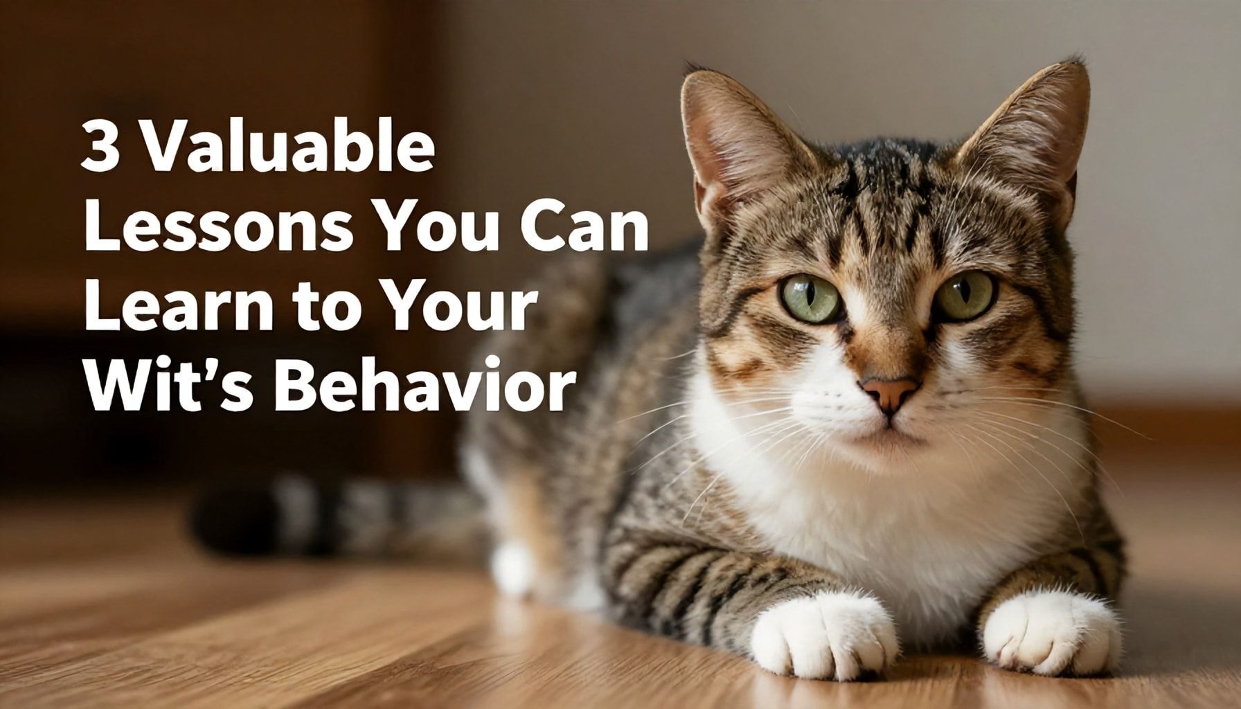 3 دروس قيمة يمكن أن تعلمها من سلوك قطتك