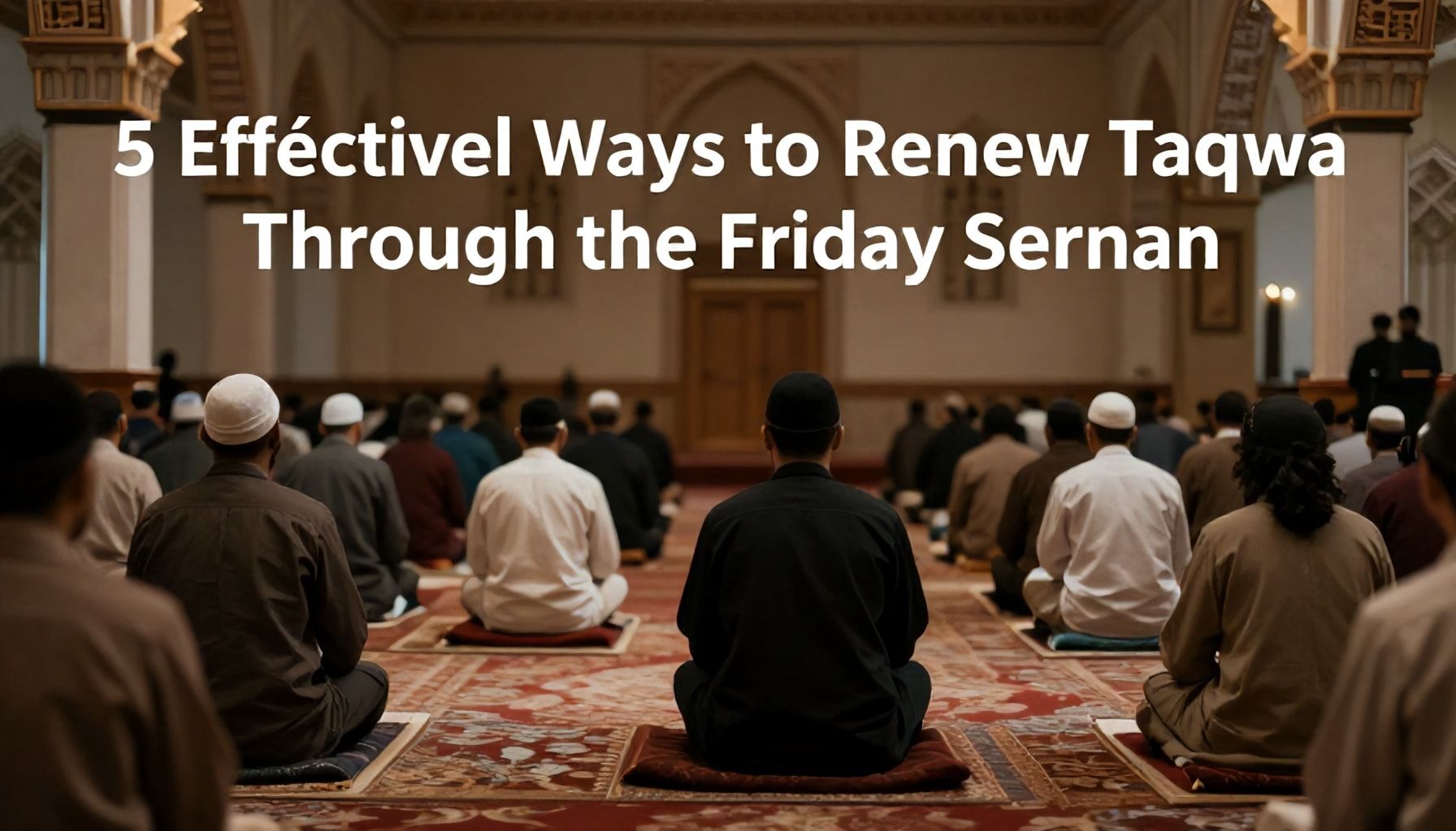 5 طرق فعالة لتجديد التقوى من خلال خطبة الجمعة*