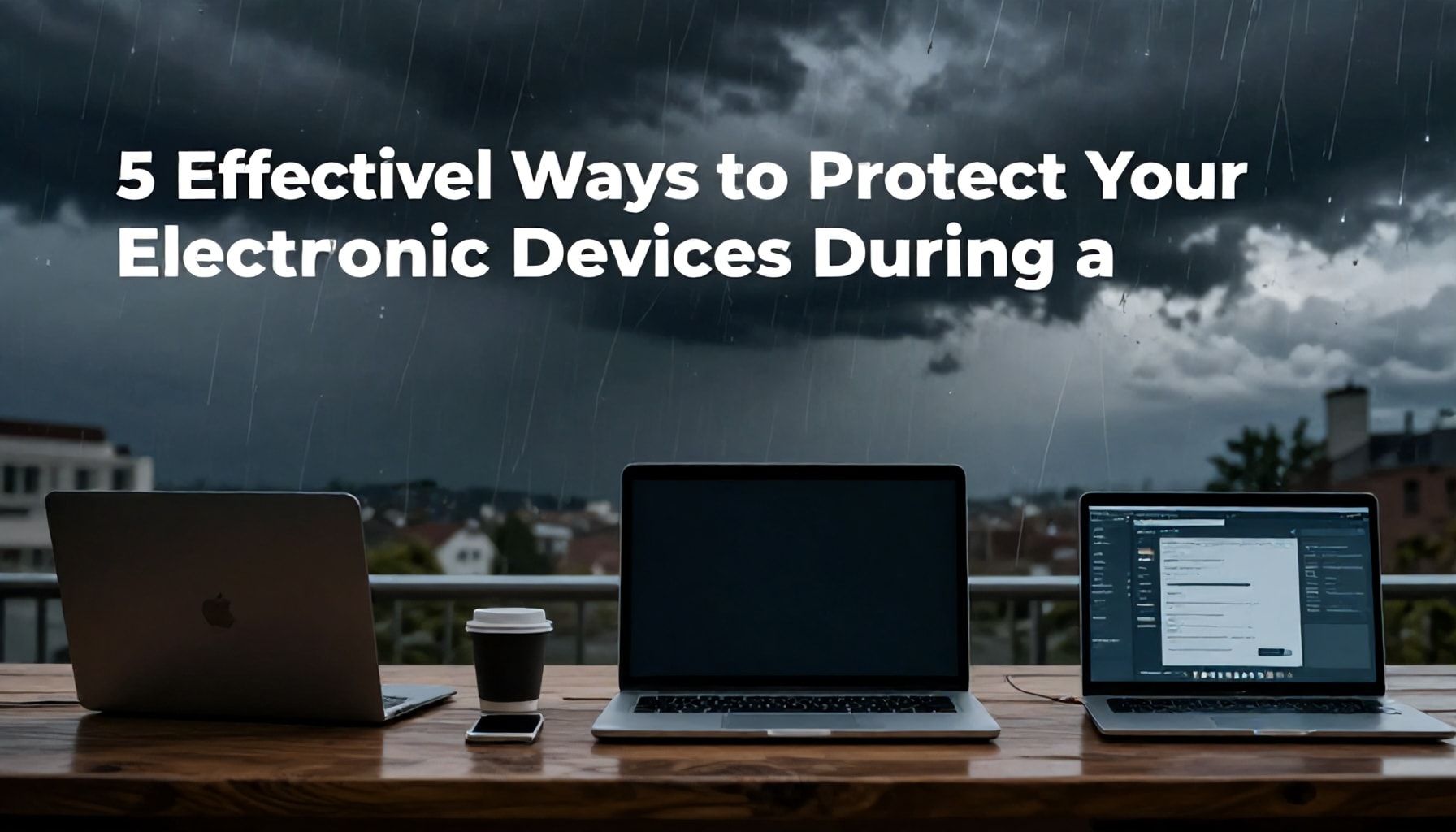 5 طرق فعالة لحماية أجهزةك الإلكترونية أثناء العاصفة*