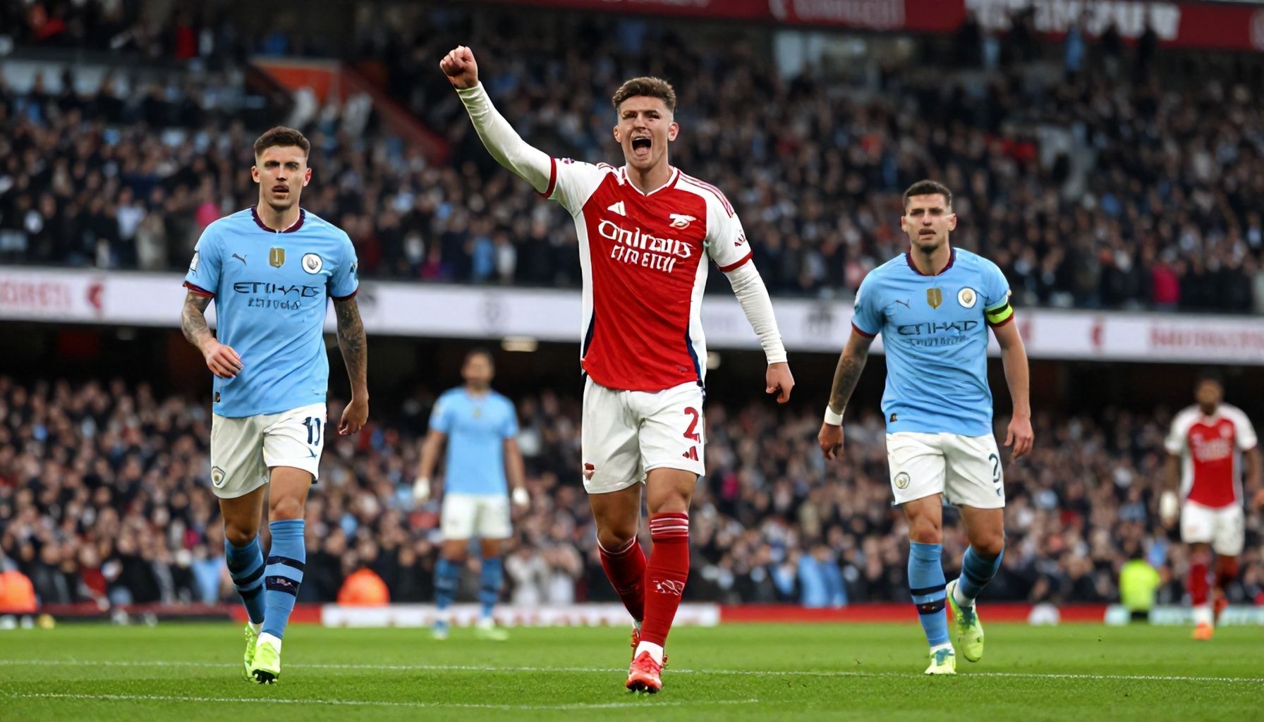 أرسنال يسعى لتحقيق انتصار تاريخي على مانشستر سيتي