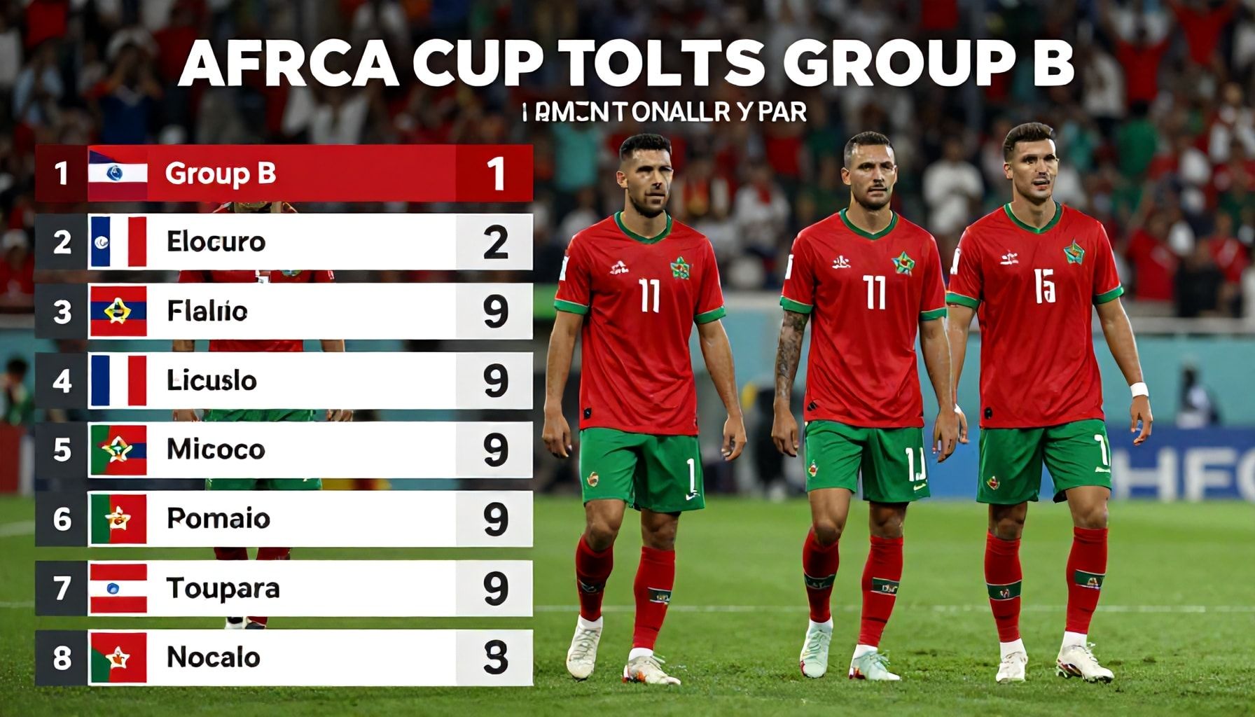 أبرز أهداف المغرب في المجموعة الثانية حتى الآن