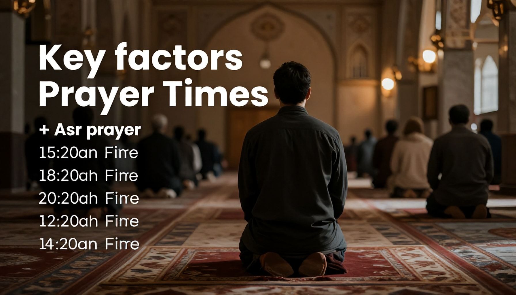 أبرز العوامل المؤثرة في تحديد أوقات الصلاة