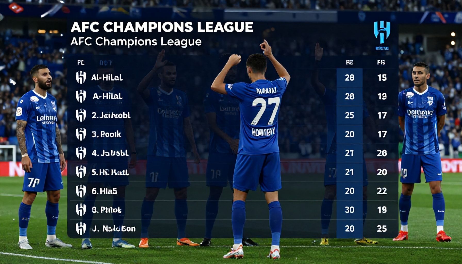 أبرز اللاعبين الذين ساهموا في فوز الهلال