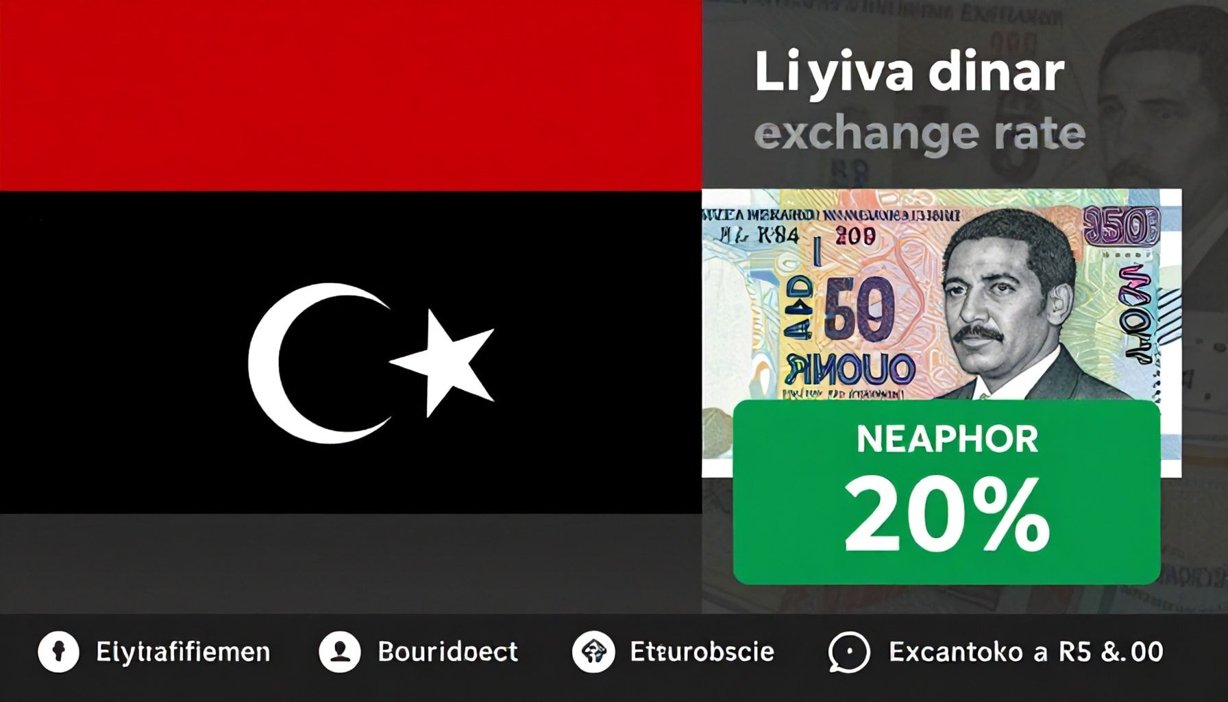 أبرز عوامل تأثير سعر الدينار الليبي