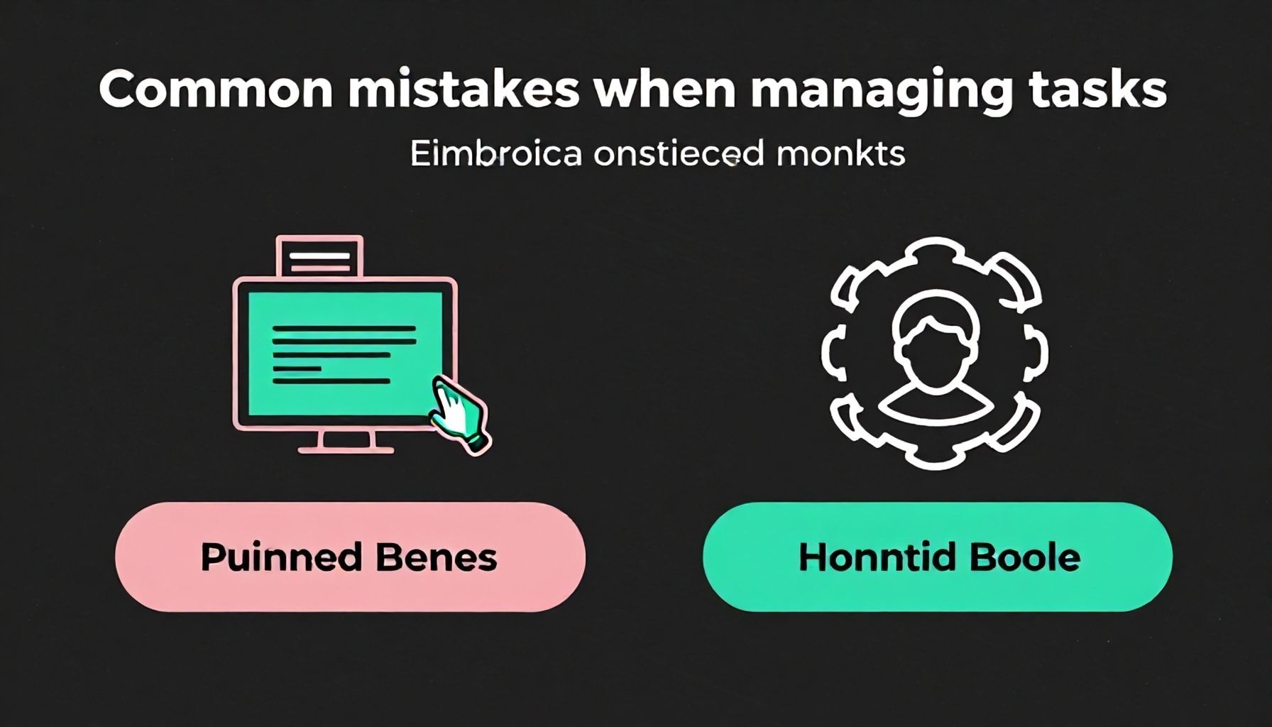 أخطاء شائعة عند إدارة المهام