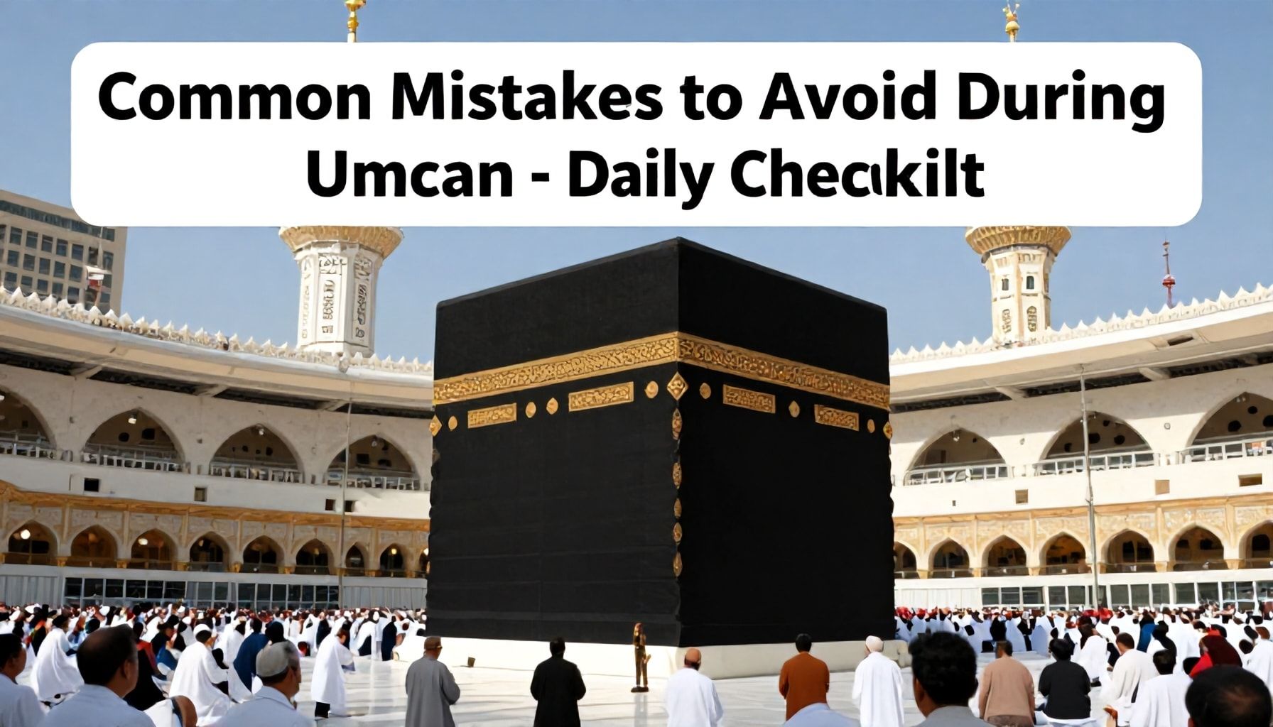 أخطاء شائعة يجب تجنبها أثناء العمرة