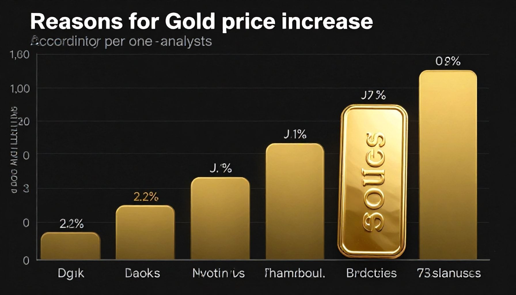 أسباب ارتفاع سعر الذهب وفق المحللين