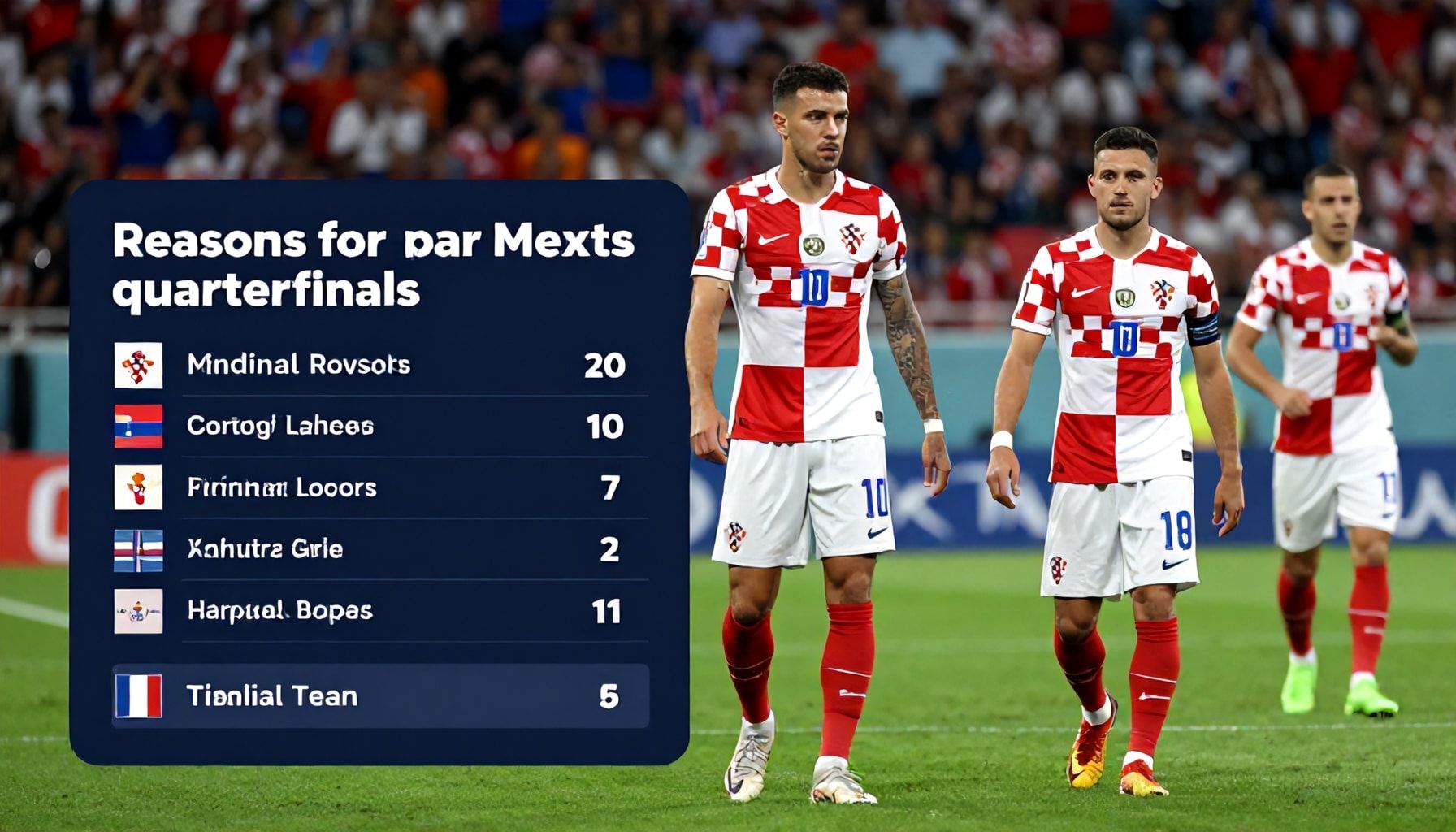 أسباب تقدم كرواتيا إلى دور الثمن النهائي وفق المحللين