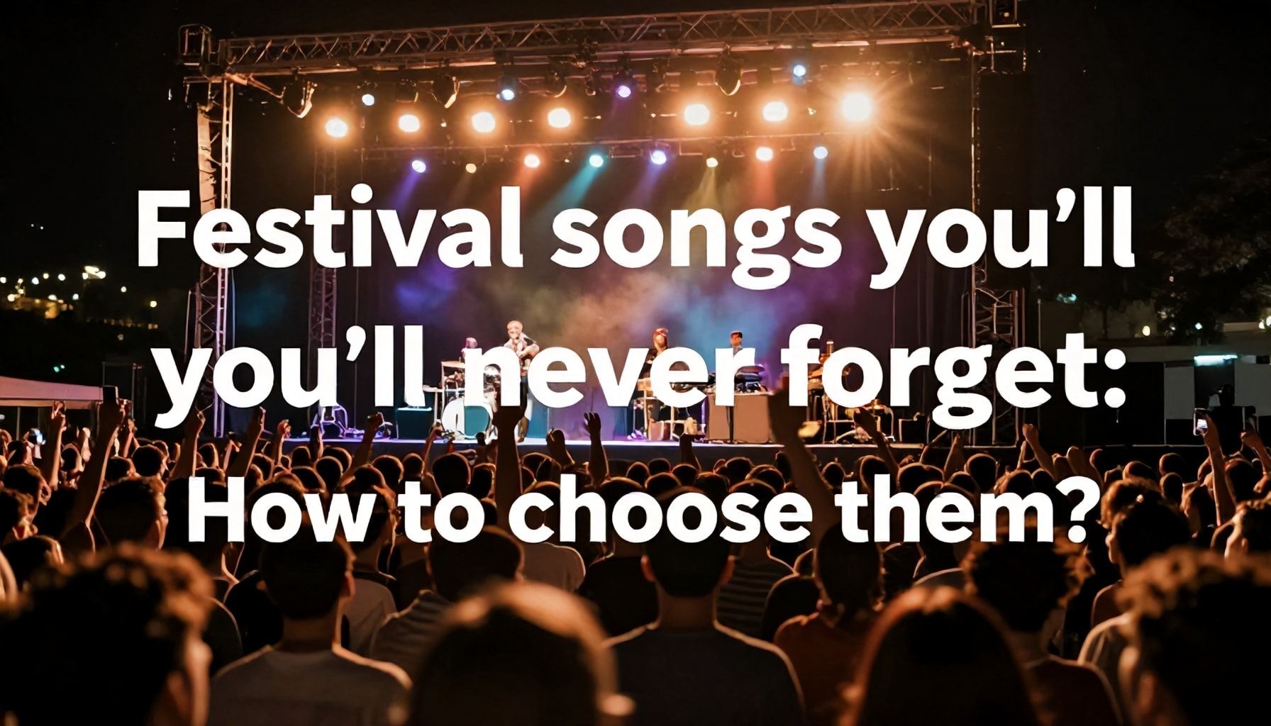 أغاني المهرجانات التي لن تنسى: كيف تختارها؟*
