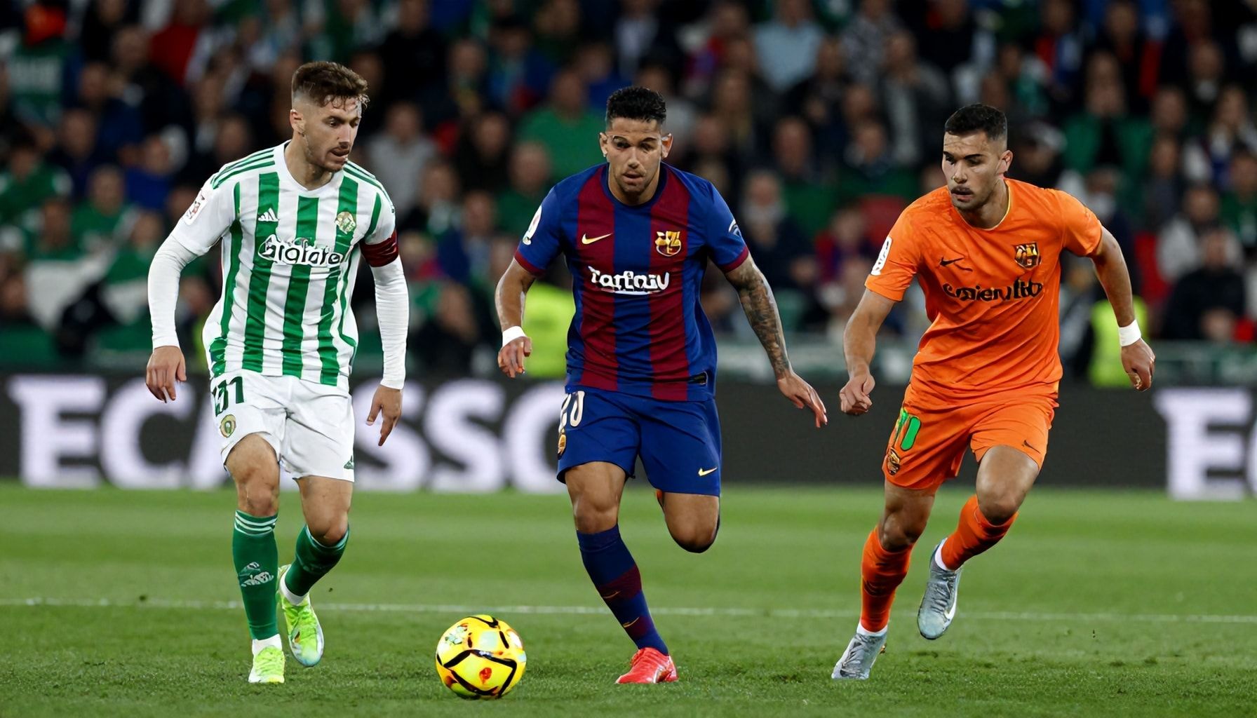 أهداف ريال بيتيس وبرشلونة في المرحلة الثانية من الموسم