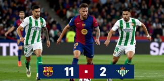 برشلونة يحقق 11 هدفًا في 3 مباريات ضد بيتيس