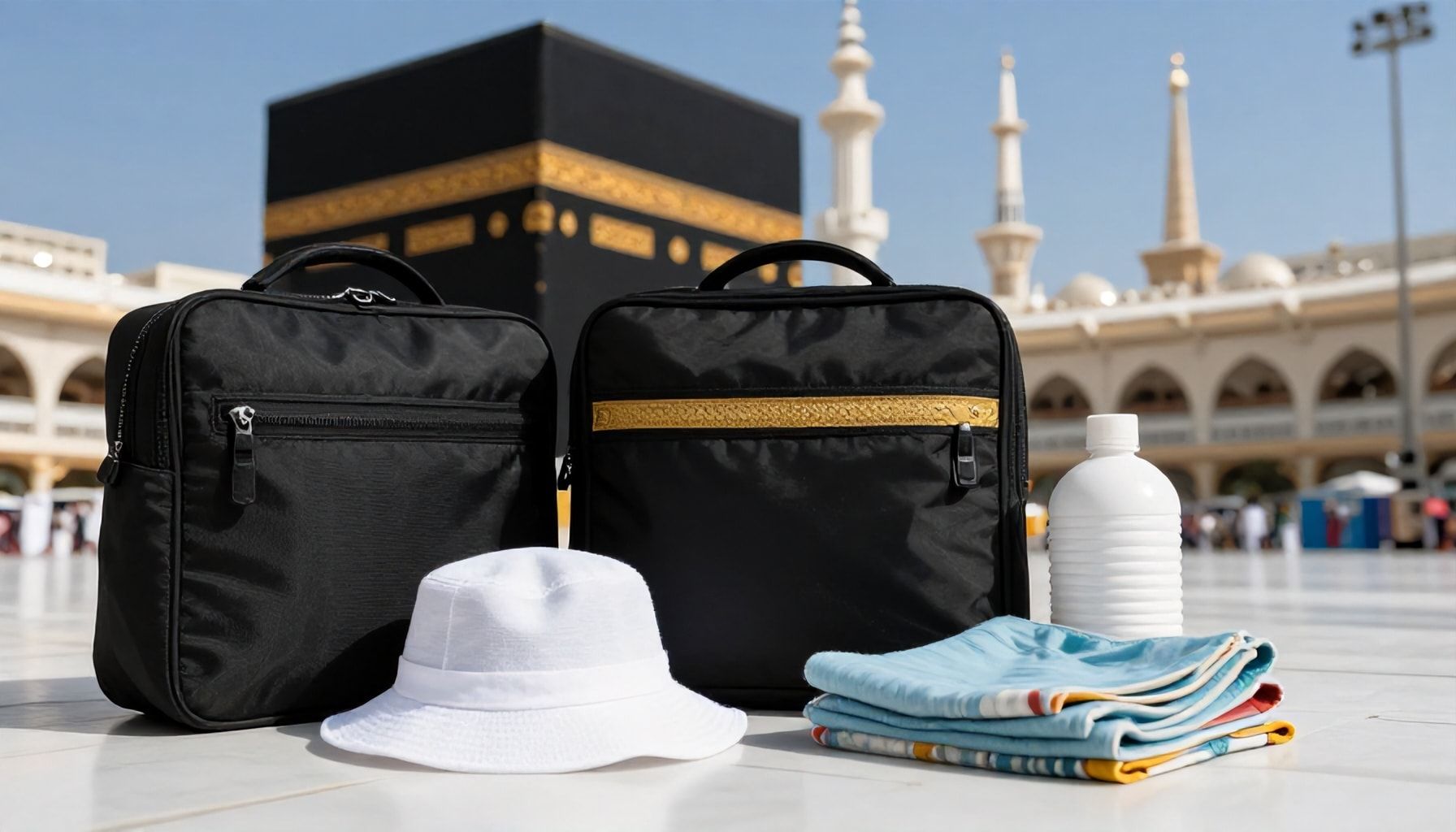 إعداد حقيبة اليوميات أثناء العمرة: 10Items ضرورية في مكة