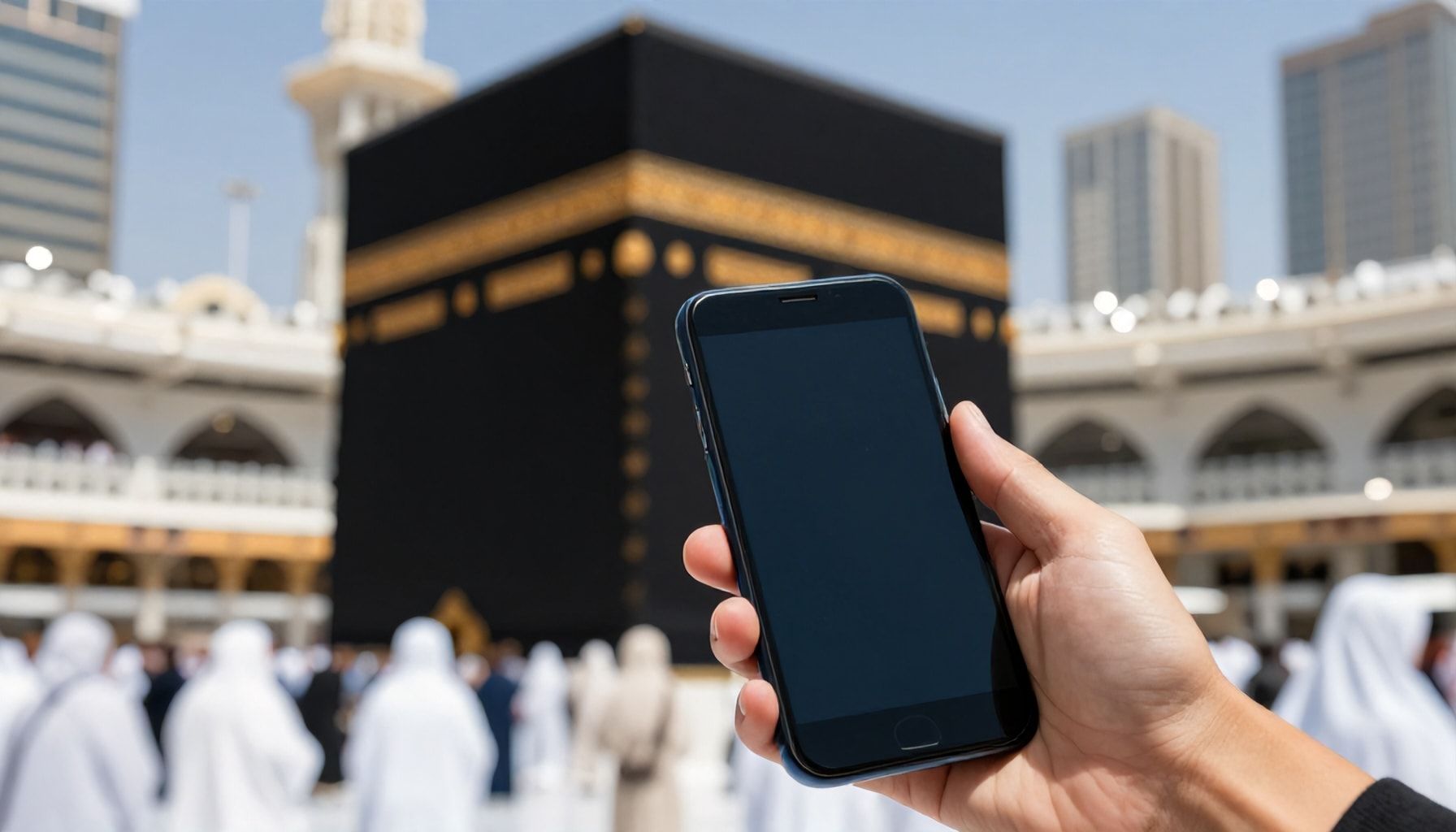 إعداد هاتفك وشاحنه قبل العمرة