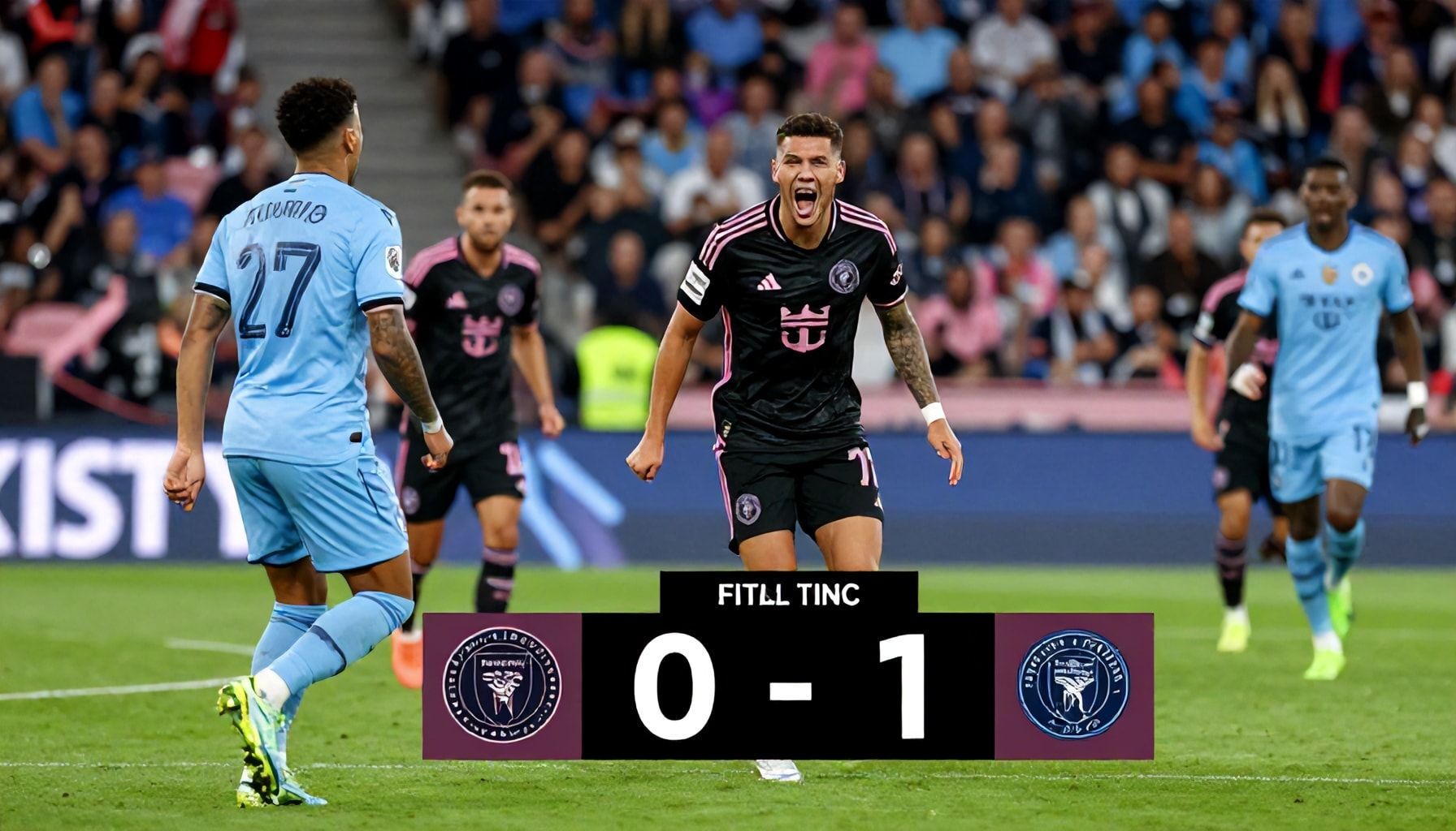إنتر ميامي يحقق فوزًا تاريخيًا على نيويورك سيتي 2-1