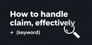 كيفية التعامل مع الادعاءات بشكل فعال