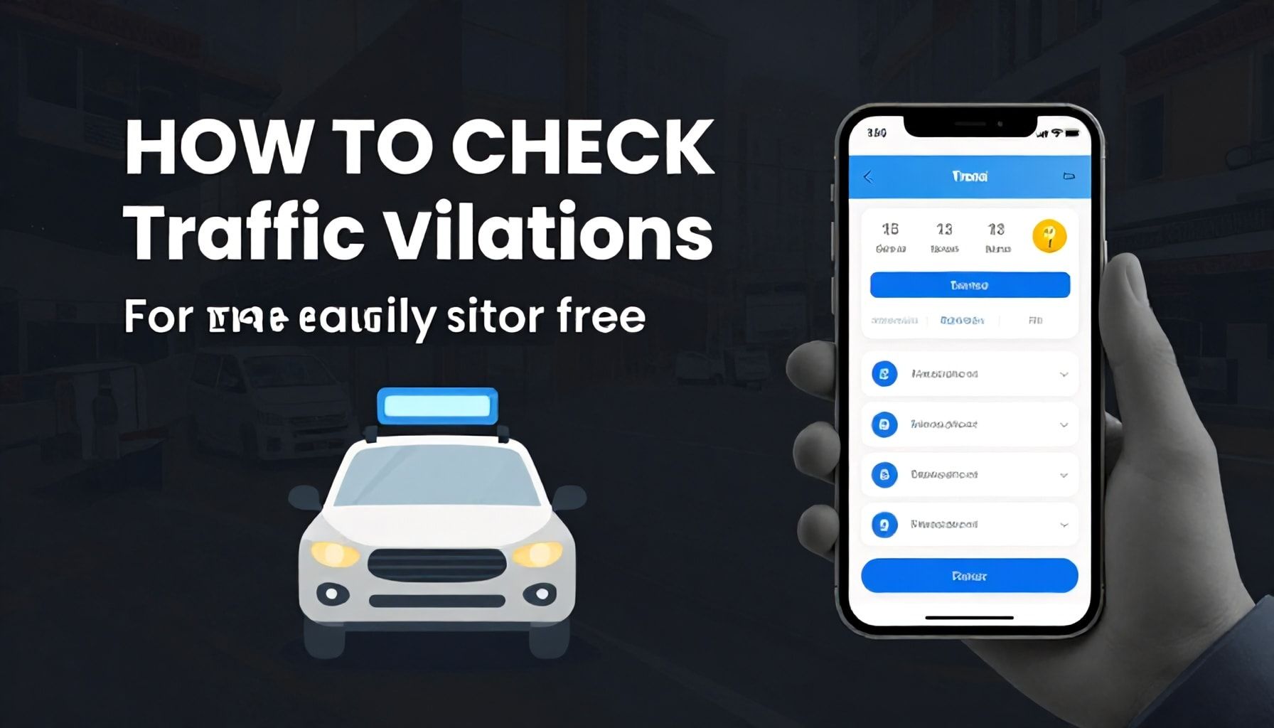 كيفية استعلام عن مخالفات المرور مجانًا بسهولة