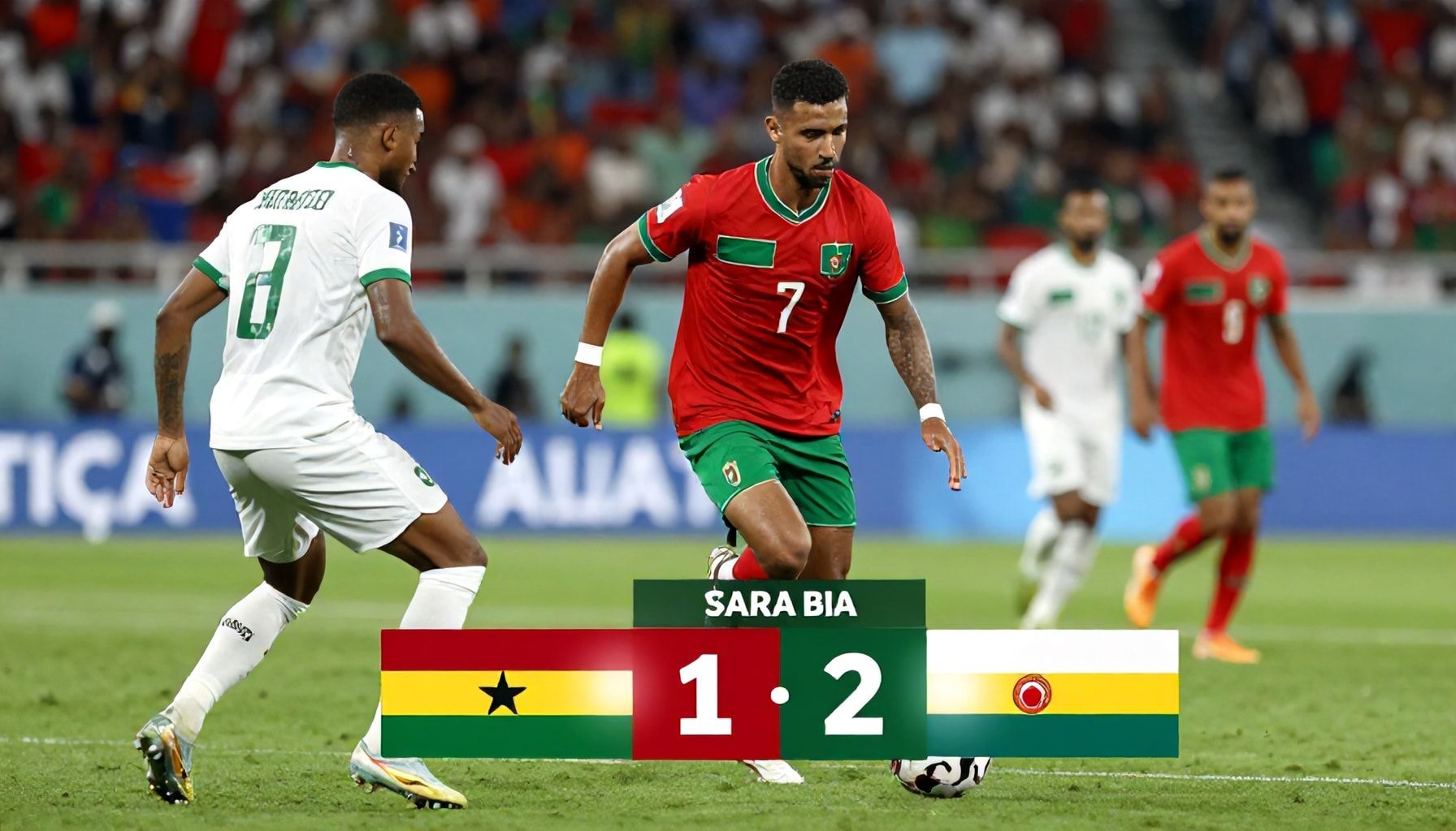 البداية السريعة للمغرب ضد غانا في مباريات اليوم
