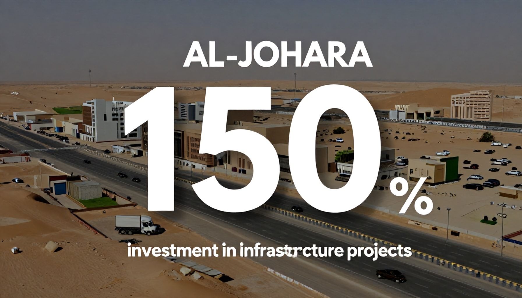 الجوهري: 150 مليون دولار استثمار في مشاريع البنية التحتية