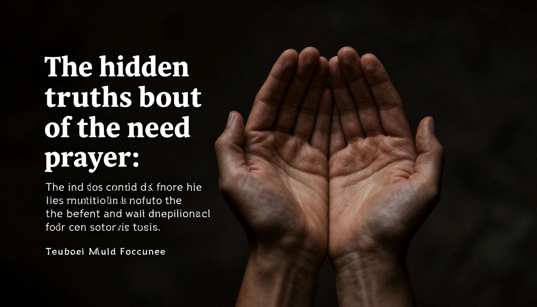 الحقائق المخفية عن شروط صلاة الحاجة*